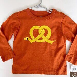 Tea Collection Pretzel Dog Graphic Tee, 9-12 Months